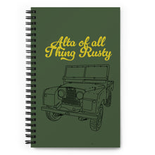 Load image into Gallery viewer, Alta of all things Rusty Notebook
