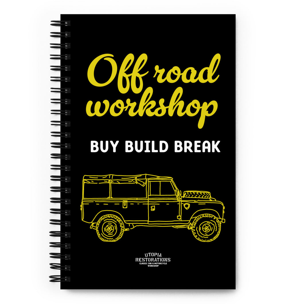 Off Road Workshop notebook